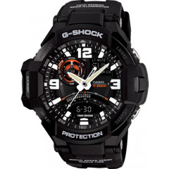 Japanese Casio G-SHOCK GA-1000-1A Watch with Compass and Temperature Sensor, Black.