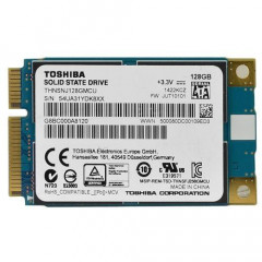 SSD MLC (Multi-Level Cell) mSata 128 GB TOSHIBA (THNSNJ128GMCU) Sata 6Gb.