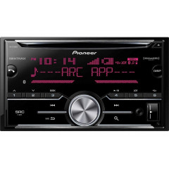 Pioneer FH-X730BS RB Double 2 DIN CD Bluetooth Car Stereo + remote control