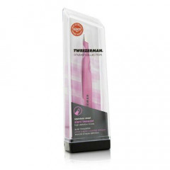 Пинцет для бровей Tweezerman Studio Collection Pink Perfection Slant Tweezer
