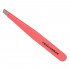 Tweezerman Slant Tweezer Geranium eyebrow tweezers.