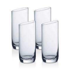 Set of 4 Villeroy & Boch NewMoon longdrink glasses, 370 ml each.