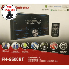 Магнітола Pioneer FH-S500BT 2-DIN Bluetooth In-Dash CD/AM/FM