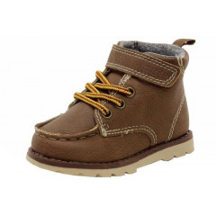 Ботинки демисезонные Carter's Hiker Boots на шнурках и липучке, коричневый, размер 27 (16,5 см)