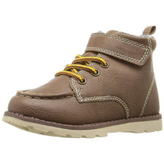 Ботинки демисезонные Carter's Hiker Boots на шнурках и липучке, коричневый, размер 27 (16,5 см)
