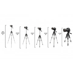 Ultimaxx UM-TR57 portable tripod 57 inches for digital SLR cameras in a case.