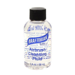 Graftobian Airbrush Cleansing Fluid 60 ml - Liquid for cleaning the airbrush.