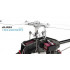 The helicopter is a radio-controlled toy Align T-Rex 250 PRO DFC Combo.