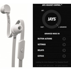 Наушники вкладыши для смартфона Jays a-Jays One+, White