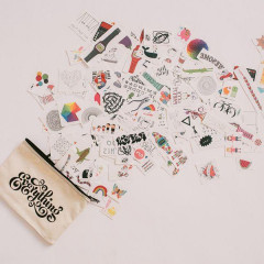 Набір наклейок-татуювань для Хеллоуіна від Jessica Hische Tattly, 313 штук