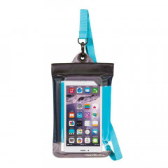 Waterproof phone case Travelon Clear View, blue