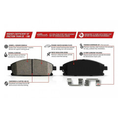 Колодки передні керамічні Power Stop Evolution Z23-1107 на VW і Audi