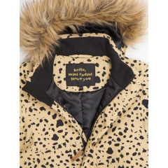 Куртка зимова Mini Rodini Expedition Siberia Jacket Beige, Бежевий, зростання 104/110