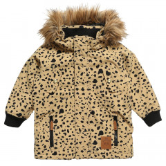 Куртка зимова Mini Rodini Expedition Siberia Jacket Beige, Бежевий, зростання 104/110