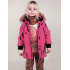 Куртка зимова Mini Rodini Expedition Siberia Aop Jacket Сірий, Рожевий, зростання 92/98