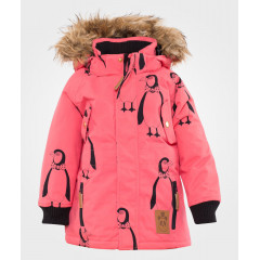 Winter jacket Mini Rodini Expedition Siberia Aop Jacket Pink, Pink, height 92/98.