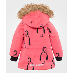 Куртка зимова Mini Rodini Expedition Siberia Aop Jacket Сірий, Рожевий, зростання 92/98