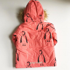 Куртка зимова Mini Rodini Expedition Siberia Aop Jacket Сірий, Рожевий, зростання 92/98