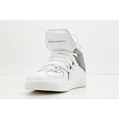Men's leather boots Dolce & Gabbana size 41 (7.5) White.
