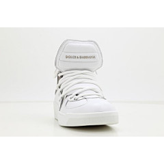 Men's leather boots Dolce & Gabbana size 41 (7.5) White.