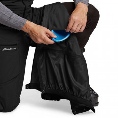 The male skiing jumpsuit Eddie Bauer Men's BC Freshline Bib size S.