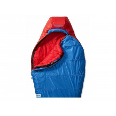 Спальний мішок з капюшоном (спальник) Eddie Bauer Igniter 20° Synthetic Sleeping Bag Синій з червоним