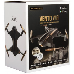 Квадрокоптер дрон складаний з камерою Protocol Vento WiFi 6182-7RC Wifi Drone з пультом