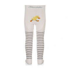 Колготки дитячі з силіконовою підошвою та колінками Sterntaler Edda Crawling Ecru Beige (розмір 98-104)