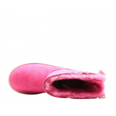 Угги с лентами UGG Australia Bailey Bow II Kids Boot Pink Azalea/Icelandic Blue  (размер 29)