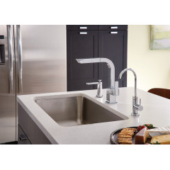Кухонний змішувач з висувним виливом Moen S7597C Chrome One-Handle High Arc Pullout Kitchen Faucet, Хром