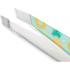 Пінцет для брів Tweezerman Mini Slant Tweezer Pattern Prints - Pineapple Punch