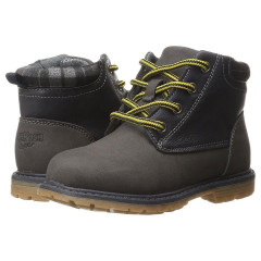 Boots for a boy, OshKosh Chandler Toddler Boys Rugged Lace-Up Hiker Hunter, size 24-30.
