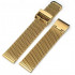 22mm Gilded Milanese Wire Mesh Watch Strap