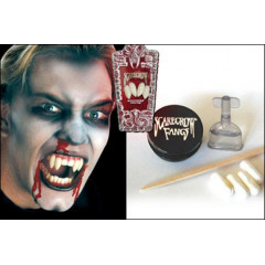 Graftobian Scarecrow Vampire Fangs Shredders are detachable incisor teeth of a crusher.