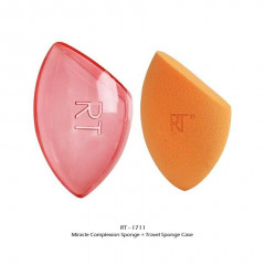 Набір спонжей для макіяжу Real Techniques MIRACLE COMPLEXION SPONGE + TRAVEL CASE SPONGE