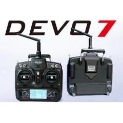 Remote control for the Devo F7 quadcopter with FPV Walkera screen