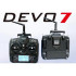 Remote control for the Walkera Devo F7 quadcopter with FPV screen.