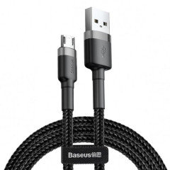 Кабель Baseus Cafule Micro USB 1,5A (2m) (Grey/black)