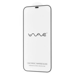 Захисне скло iPhone 12 Pro Max WAVE Dust-Proof (Black)
