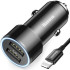 АЗУ Baseus Small Screw 3.4A/2USB + lightning 2A cable Black