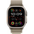 Apple Watch Ultra 2 GPS + Cellular 49mm Titanium Case with Olive Alpine Loop - Small MREX3, MRFH3