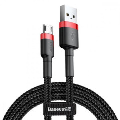 Кабель Baseus Cafule Micro USB 2.4A (1m) (Red/black)