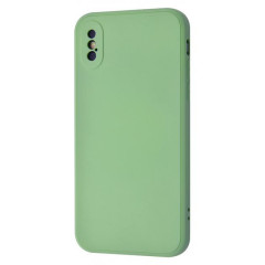 Чехол-накладка iPhone Xs Silicone Case mint gum