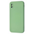 Чехол-накладка iPhone Xs Silicone Case mint gum