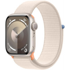 Apple Watch Series 9 GPS 41mm Starlight Aluminium with Starlight Sport Loop MR8V3