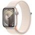 Apple Watch Series 9 GPS 41mm Starlight Aluminium with Starlight Sport Loop MR8V3