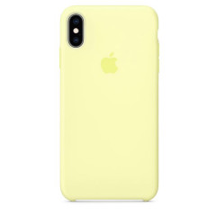 Чехол-накладка iPhone Xs Silicone Case mellow yellow
