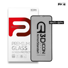 Захисне скло Apple iPhone 12 mini Armorstandart Icon 3D Anti-spy (ARM57577) Black