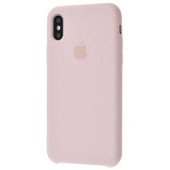Чехол-накладка iPhone Xs Silicone Case pink sand