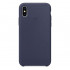 Чехол-накладка iPhone Xs Silicone Case midnight blue